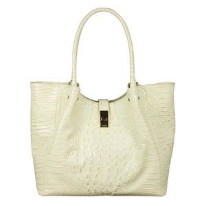 Brahmin Medium Mallory Tote in Crystal Melbourne Leather
